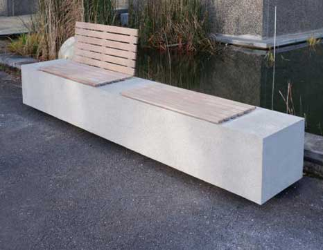 Bæredygtige sæder til betonmøbler